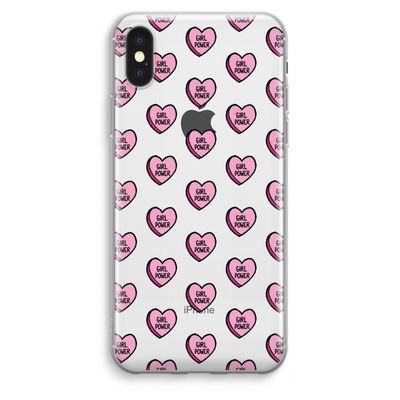 GIRL POWER: iPhone XS Max Transparant Hoesje