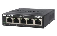 NETGEAR GS305 Unmanaged L2 Gigabit Ethernet (10/100/1000) Zwart - thumbnail