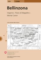 Wandelkaart - Topografische kaart 1313 Bellinzona | Swisstopo - thumbnail