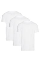 Tommy Hilfiger T-shirts V-hals stretch 3-pack wit