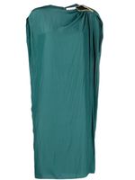 Lanvin robe mi-longue à détail d'anneau - Vert