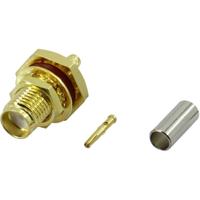 TRU COMPONENTS SMA-KC-RG316 1372234 SMA-connector Bus, recht 50 Ω 1 stuk(s)