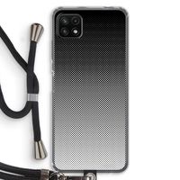 Musketon Halftone: Samsung Galaxy A22 5G Transparant Hoesje met koord