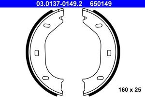 Remschoenset, parkeerrem 03013701492
