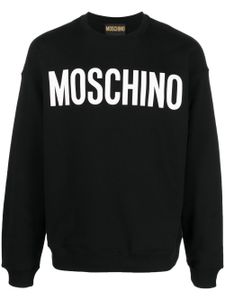 Moschino sweat à logo imprimé - Noir