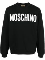 Moschino sweat à logo imprimé - Noir - thumbnail