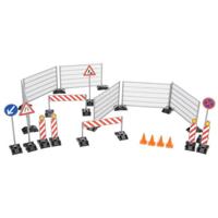 Bruder wegenbouwset accessoires