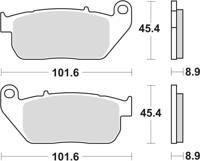 TRW remblokken "mcb 753" brake pad mcb 753 pc organic perf. comfort
