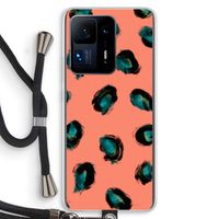 Pink Cheetah: Xiaomi Mi Mix 4 Transparant Hoesje met koord