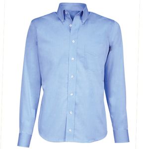 Giovanni Capraro 44-33 Heren Overhemd - Licht Blauw