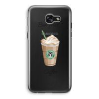 But first coffee: Samsung Galaxy A5 (2017) Transparant Hoesje