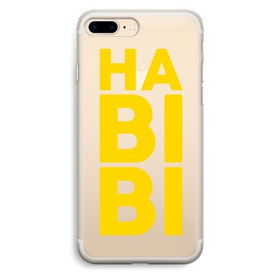 Habibi Blue: iPhone 7 Plus Transparant Hoesje