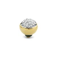 Melano Twisted Shiny Steentje Crystal | Goud