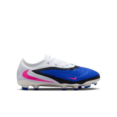 Nike Phantom 6 Low Pro Gras / Kunstgras Voetbalschoenen (MG) Kids Blauw Wit Felroze Nike Phantom 6 Low Pro Gras / Kunstgras Voetbalschoenen (MG) Kids Blauw Wit Felroze