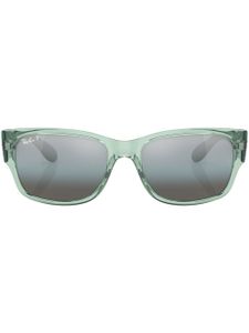 Ray-Ban lunettes de soleil à monture rectangulaire - Vert