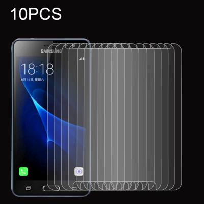 10 stuks voor Galaxy J3 (2017) (EU versie) 0 26 mm 9H oppervlaktehardheid 2.5D Explosieveilig niet-volledig scherm getemperd glas scherm Film