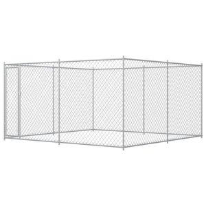 vidaXL Hondenkennel voor buiten 383x383x185 cm