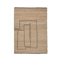Kave Home Vloerkleed 'Velira' Jute, 160 x 230cm