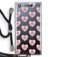 Chicks before dicks: Sony Xperia XZ1 Transparant Hoesje met koord