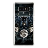 Sinister Wings: Samsung Galaxy Note 8 Transparant Hoesje