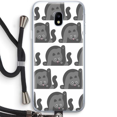 Cats: Samsung Galaxy J3 (2017) Transparant Hoesje met koord
