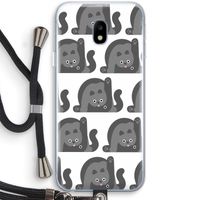 Cats: Samsung Galaxy J3 (2017) Transparant Hoesje met koord