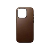 Nomad Modern Leather Case Magsafe iPhone 15 Pro bruin