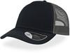 Atlantis AT527 Rapper Canvas Cap - Navy/Dark-Grey - One Size