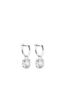 Swarovski Chroma mini hoop earrings - Argent