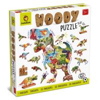 Ludattica Woody Puzzel Dinosaurus | 48 stukjes