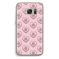 Chicks before dicks: Samsung Galaxy S7 Transparant Hoesje