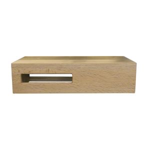 Planchet BWS Oak Fonteinplank 40x21x10 cm Links Eikenhout