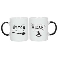 Mokken "Witch" en "Wizard" (Set van 2)