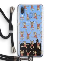 Gymboys: Samsung Galaxy A40 Transparant Hoesje met koord