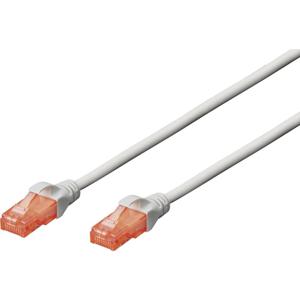 Digitus DK-1617-100 RJ45 Netwerkkabel, patchkabel CAT 6 U/UTP 10.00 m Grijs Halogeenvrij 1 stuk(s)