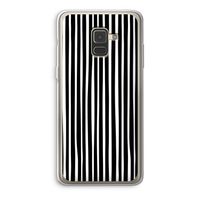 Stripes: Samsung Galaxy A8 (2018) Transparant Hoesje