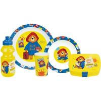 Herbruikbare serviesset - FUN HOUSE - PADDINGTON - Bord, soepbord, glas, waterfles en snackbox