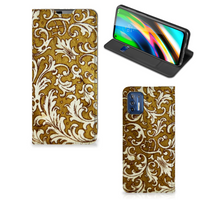 Telefoon Hoesje Motorola Moto G9 Plus Barok Goud