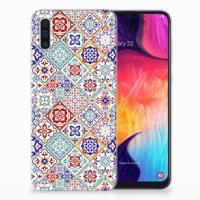 Samsung Galaxy A50 | TPU | Siliconen hoesje | Tiles Color