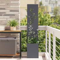 Tuin Privacy Screen Antraciet 32 x 140 cm Koudgewalst staal