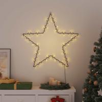 VidaXL Kerstverlichting ster silhouet 115 leds warm wit VidaXL Kerstverlichting ster silhouet 115 leds warm wit