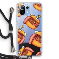 Hamburger: Xiaomi Mi 11 Lite Transparant Hoesje met koord