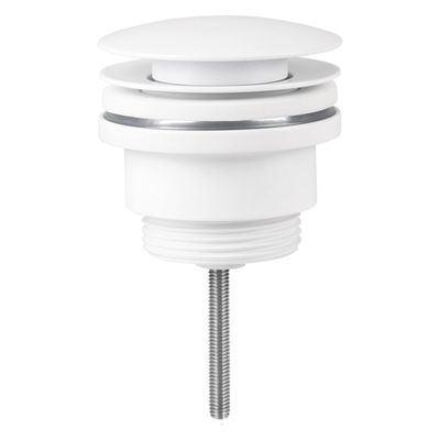 Wastafel Afvoerplug Differnz Pop Up 7 cm Mat Wit Differnz