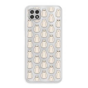 Uilen: Samsung Galaxy A22 4G Transparant Hoesje