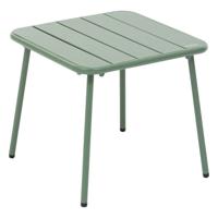 Bijzettafel / tuin salon tafel Phuket - metaal - olijfgroen - 45 x 45 x 41 cm - voor buiten Bijzettafel / tuin salon tafel Phuket - metaal - olijfgroen - 45 x 45 x 41 cm - voor buiten