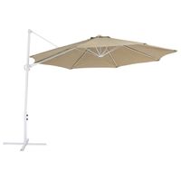 Beliani SAVONA II - Cantilever parasol-Beige-Polyester - thumbnail