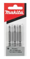 Makita Accessoires Schroefbit PZ1/2/3x50mm 1/4" - P-53534 Makita Accessoires Schroefbit PZ1/2/3x50mm 1/4" - P-53534