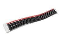Balanceer connector - mannelijk - 6S-EH met kabel - 10cm - 22AWG Siliconenkabel