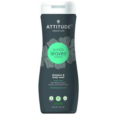 Attitude Shampoo & bodywash 2 in 1 super leaves 473 Milliliter