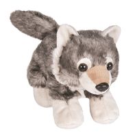 Pluche dieren knuffels Wolf van 18 cm